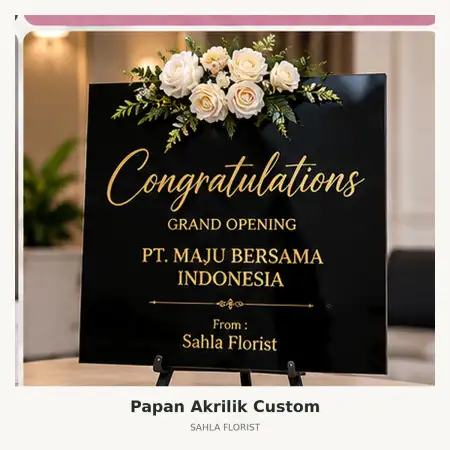 Papan Bunga Akrilik Cimahi Utara